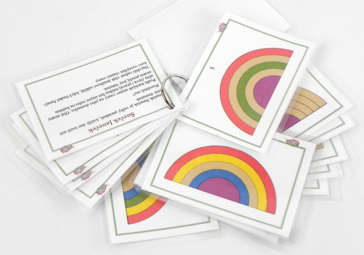 Kartičky - Duhové obloučky I.