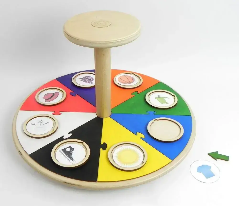 Kolečka - Barevné předměty