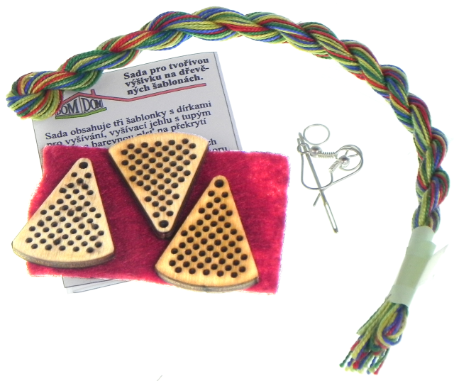 Dřevovýšivka – náušnice T